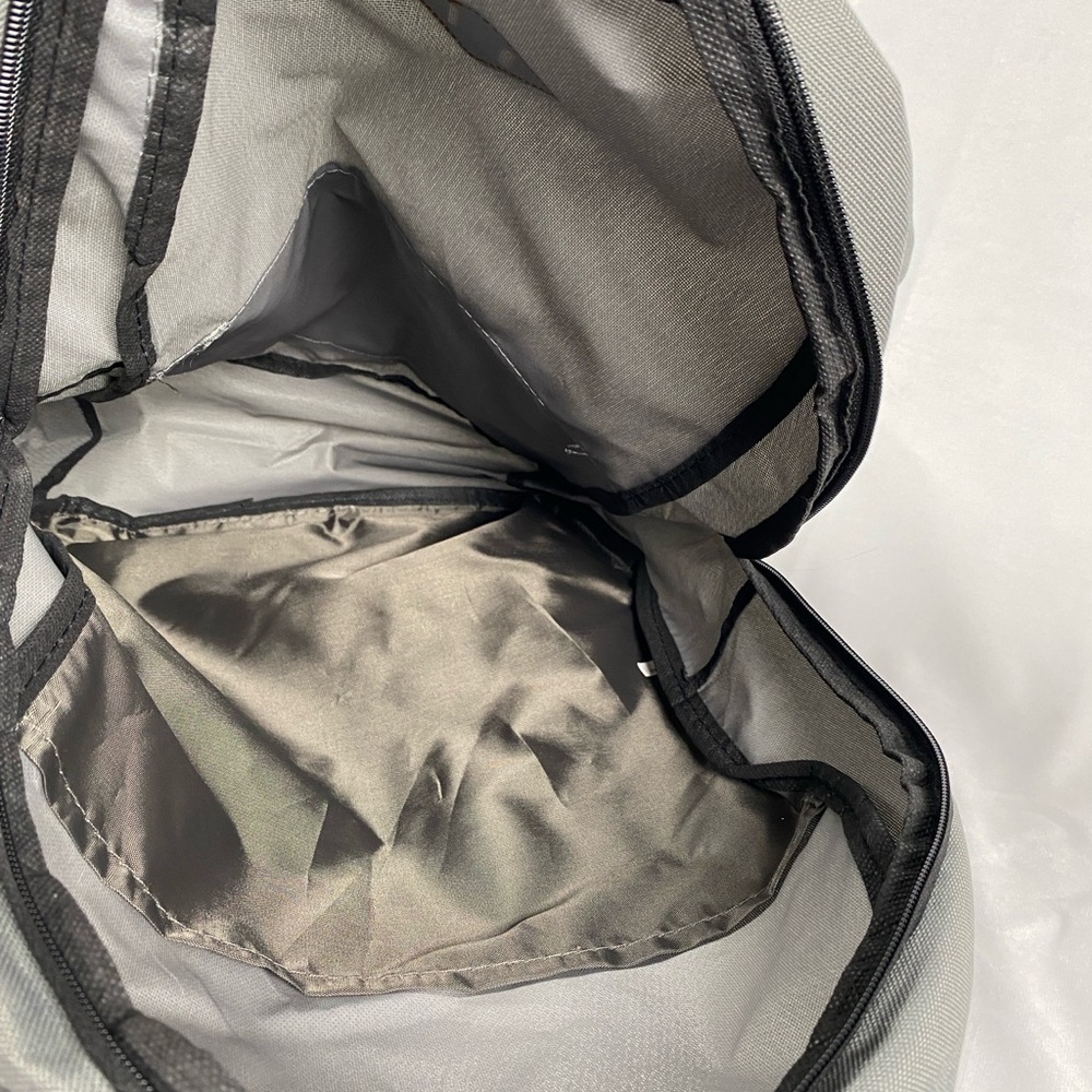 Pure Romance Gray Canvas Backpack for Men and Women - Picture 8 of 8